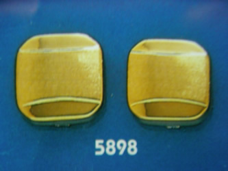 cubrebotones gemelos oro plata