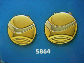 cubrebotones gemelos oro plata