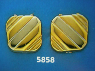 cubrebotones gemelos oro plata