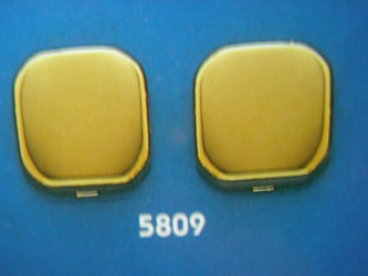 cubrebotones gemelos oro plata