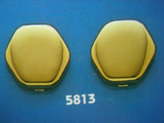 cubrebotones gemelos oro plata