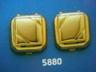 cubrebotones gemelos oro plata