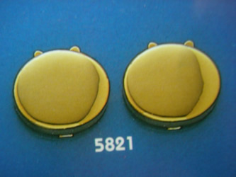 cubrebotones gemelos oro plata