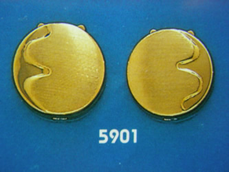 cubrebotones gemelos oro plata