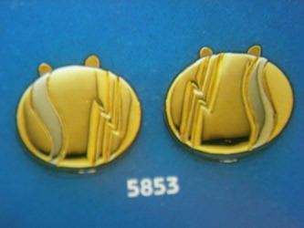 cubrebotones gemelos oro plata