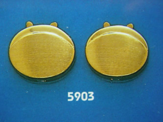 cubrebotones gemelos oro plata