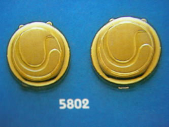 cubrebotones gemelos oro plata