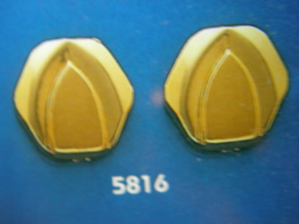 cubrebotones gemelos oro plata