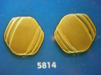 cubrebotones gemelos oro plata