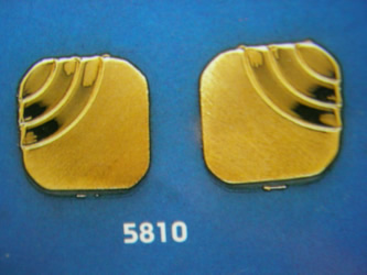 cubrebotones gemelos oro plata