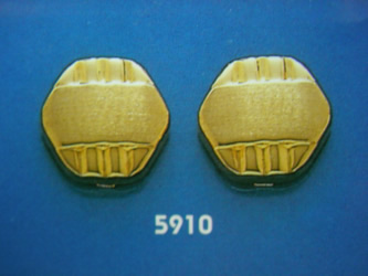 cubrebotones gemelos oro plata