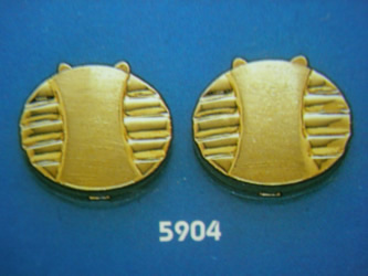 cubrebotones gemelos oro plata