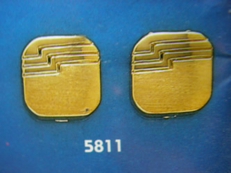 cubrebotones gemelos oro plata