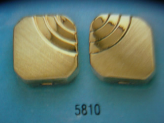 cubrebotones gemelos oro plata