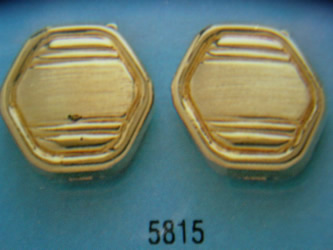 cubrebotones gemelos oro plata