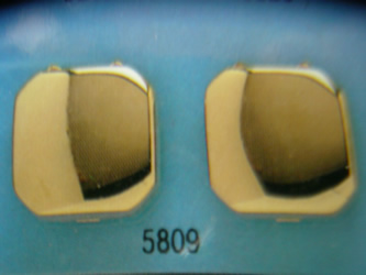 cubrebotones gemelos oro plata