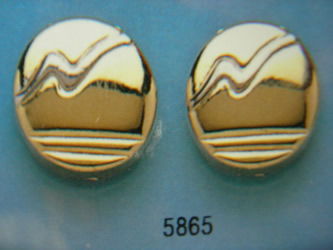 cubrebotones gemelos oro plata