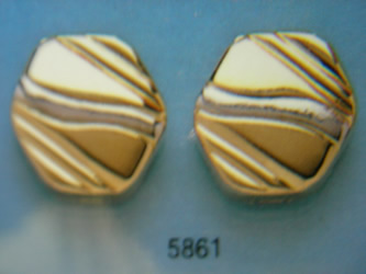cubrebotones gemelos oro plata