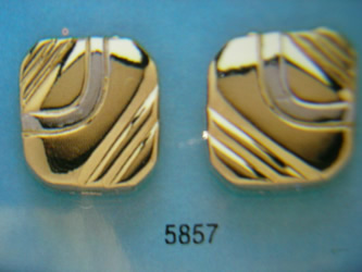 cubrebotones gemelos oro plata