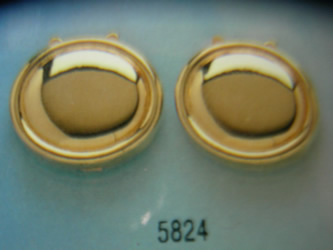cubrebotones gemelos oro plata