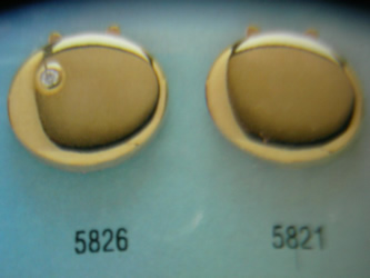 cubrebotones gemelos oro plata
