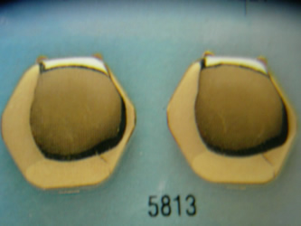 cubrebotones gemelos oro plata