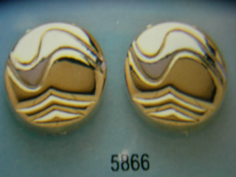 cubrebotones gemelos oro plata
