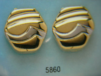 cubrebotones gemelos oro plata