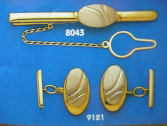 cubrebotones gemelos oro plata