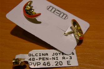pendientes niña