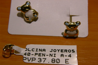 pendientes niña