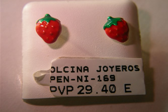 pendientes niña