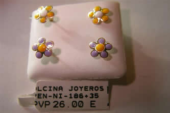pendientes niña