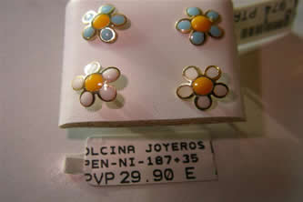 pendientes niña