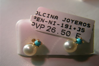 pendientes niña