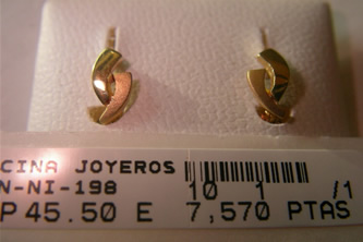 pendientes niña