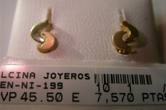 pendientes niña