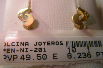 pendientes niña