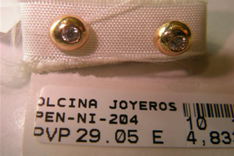 pendientes niña