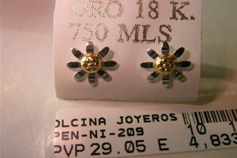 pendientes niña