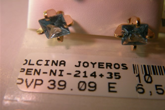 pendientes niña