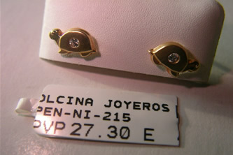 pendientes niña