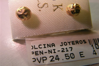 pendientes niña