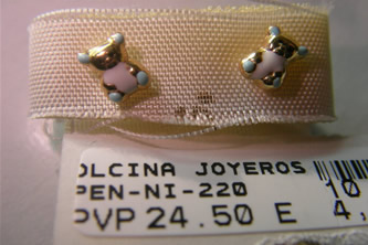 pendientes niña
