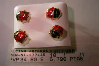 pendientes niña