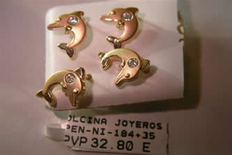 pendientes niña