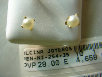 pendientes niña