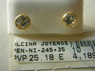 pendientes niña