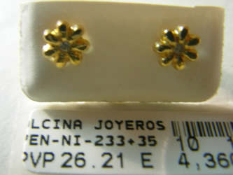 pendientes niña