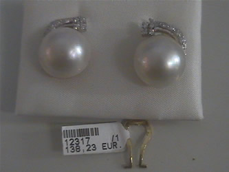 pendientes perlas